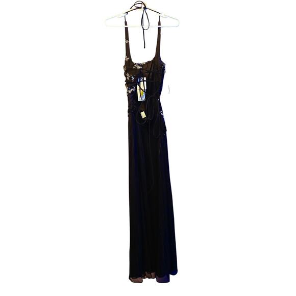 Blondie Nites y2k whimsigoth dark fairy maxi dress nwt size 5 - Picture 2 of 7